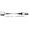 Seriële kabel DeLOCK 63908 zwart 0,15 m DB-9