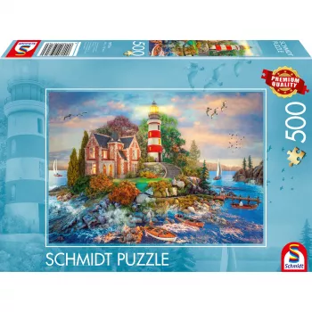 Vuurtoren op de rots, puzzel 500 stukjes