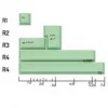 GMK extra kit, ABS-toetskappen, double-shot, uitbreidingsset voor ISO & ANSI - pastelgroen