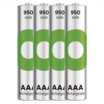 Batterijen R03/AAA NI-MH 950mAh blister 4 stuks