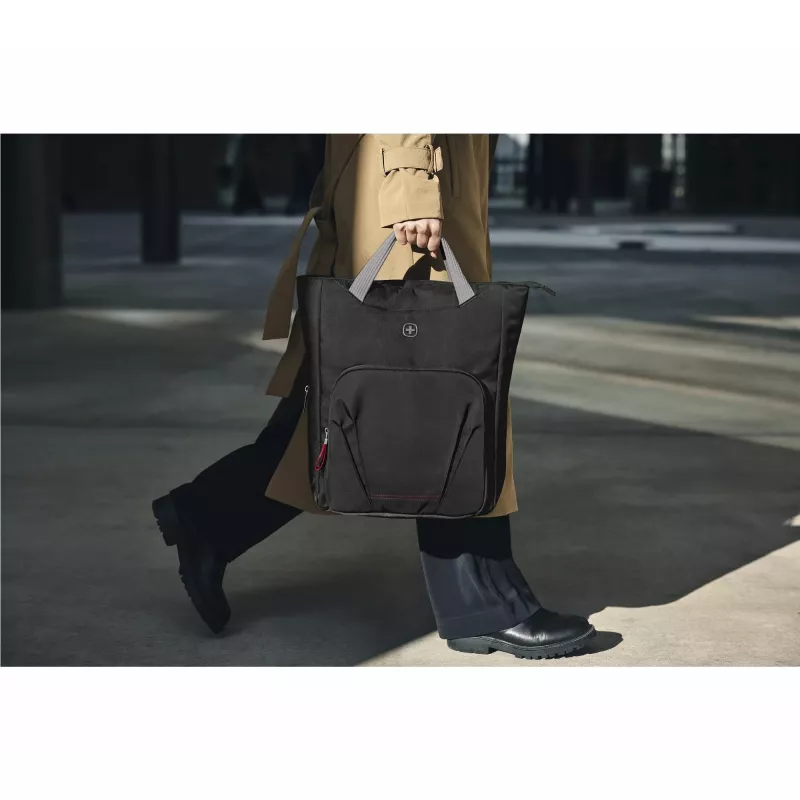 Dameshandtas Wenger SwissGear Motion Vertical Tote 39,6 cm 15,6 inch zwart