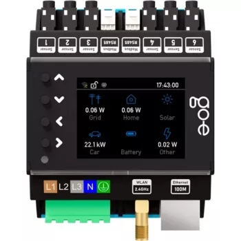 Go-e CH-30-01 voeding zwart