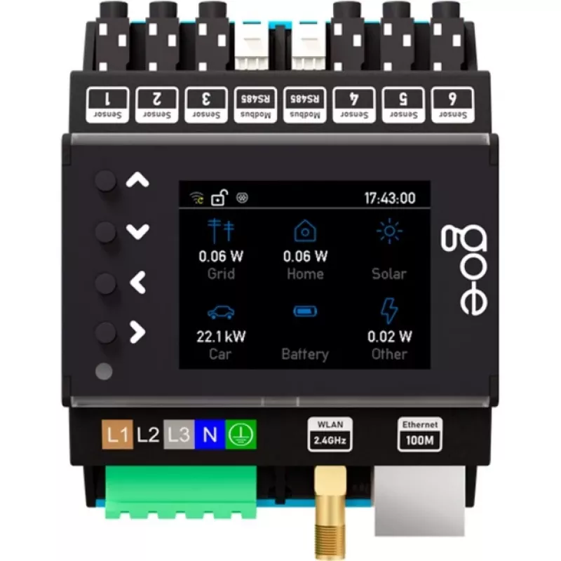 Go-e CH-30-01 voeding zwart