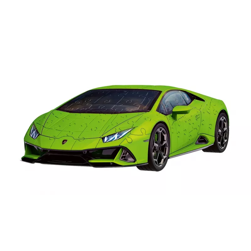 Puzzel 3D 158 stukjes Lamborghini Huracan EVO groen