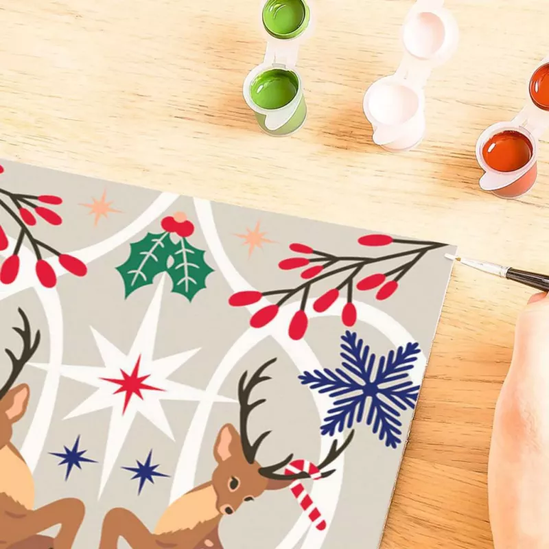Ravensburger CreArt malset – Kersthert (creatieve malset)