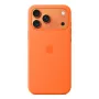 Apple iPhone 17 Pro Max siliconen case met MagSafe oranje