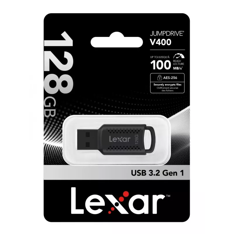 USB-flashstation Lexar 128 GB USB Type-A 3.2 Gen 1 LJDV400128G-BNBNG