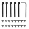 Kabelorganizer onder bureau MACLEAN MC-104 W, 2-laags stalen bak, wit, max. belasting 5 kg, voor tafeldiktes 0,5–5 cm