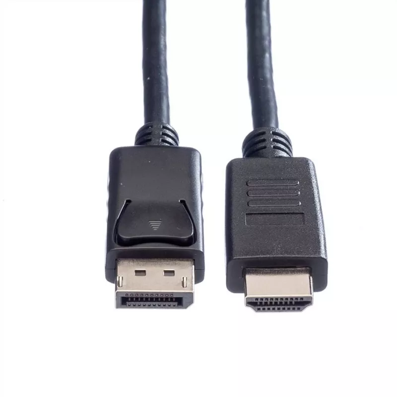 ROLINE - adapterkabel - DisplayPort mannelijk naar HDMI mannelijk - 4.5 m - afgeschermd - zwart (11.04.5783)