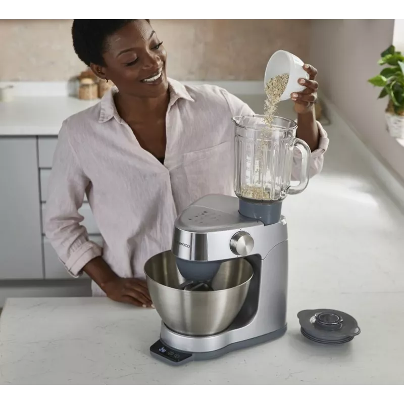 Kenwood Prospero+ Keukenmachine 1000 W 4,3 L Zilver, RVS geïntegreerde weegschaal
