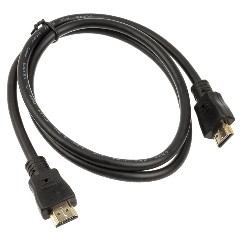 HDMI-kabel Akasa AK-CBHD19-10BK 1m