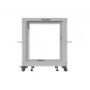 19 inch open rack LANBERG 12U, verstelbare diepte 600–1100 mm, grijs