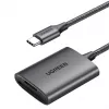 Kaartlezer UGREEN CM401 USB-C 5 Gb/s, aluminium behuizing, MMCmicro, USB 3.2 Gen 1 Type-C