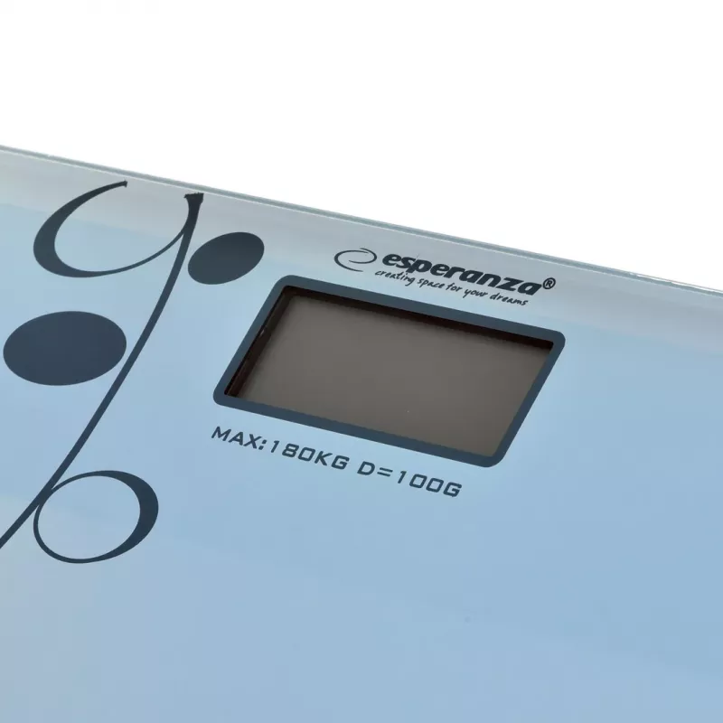 Personenweegschaal Esperanza Zumba EBS005 - elektronisch, 180 kg, wit glas
