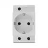 Stopcontact CEE 7/3 DeLOCK 11469 lichtgrijs 250V 16A