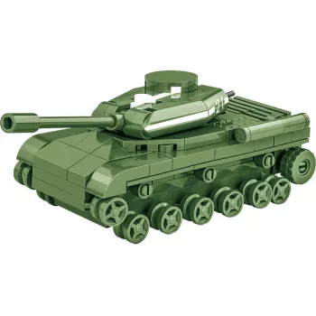 Bouwset Cobi IS-2 model, tank uit de Tweede Wereldoorlog, 130 onderdelen, aanbevolen leeftijd 6+