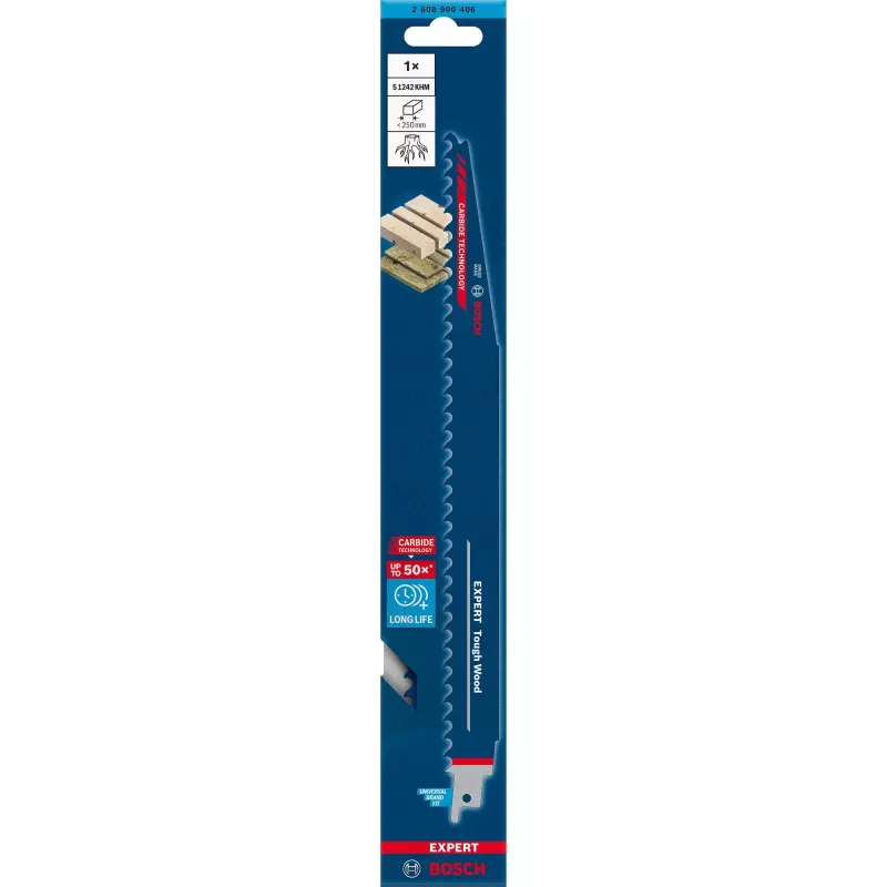 Bosch 2 608 900 406 decoupeer-/figuurzaag-/reciprozaagblad carbide