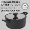 Vleespan Russell Hobbs RH01863EU7 20 cm Crystaltech pannenset RVS glazen deksel