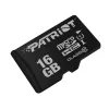 MicroSDHC-geheugenkaart PATRIOT PSF16GMDC10 — 16 GB, Class 10, UHS-I (U1), 80 MB/s, zwart