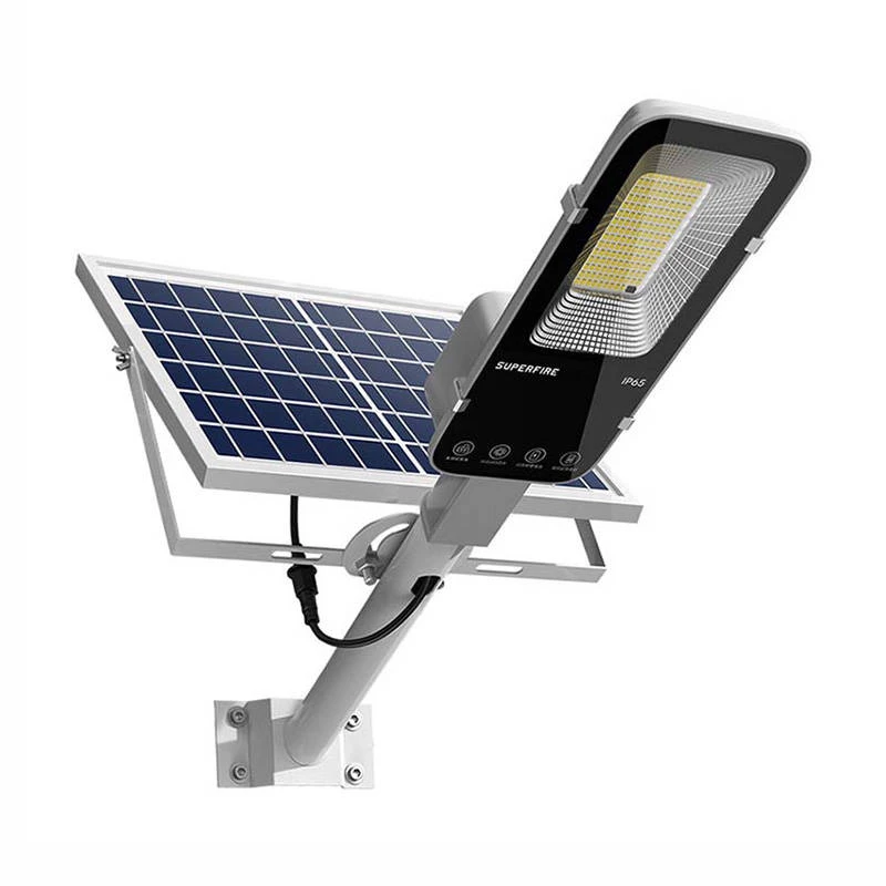 LED-solarlamp Superfire FF5-D 486W 1400 lm – buitenverlichting voor gevels, geïntegreerde zonne-energie