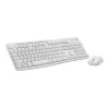 Logitech MK295 Silent - toetsenbord-muisset - draadloos - 2,4 GHz - Italiaans - crèmewit