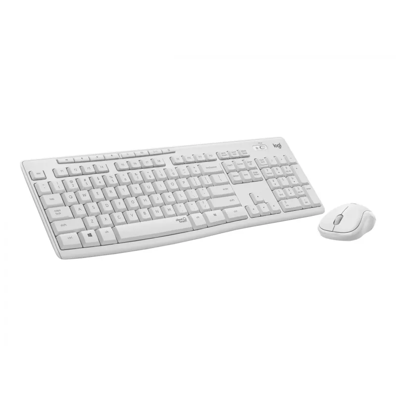 Logitech MK295 Silent - toetsenbord-muisset - draadloos - 2,4 GHz - Italiaans - crèmewit