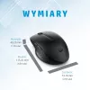 HP 435 draadloze multi-device muis, dubbelhandig, RF draadloos + Bluetooth, 4000 DPI, zwart