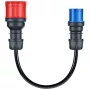 go-e adapter Gemini flex 11 kW naar CEE blauw 16 A kabel 0,3 m