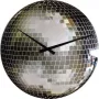 NeXtime klok 8801 Small Disco, Ø30 cm, wand, zilver