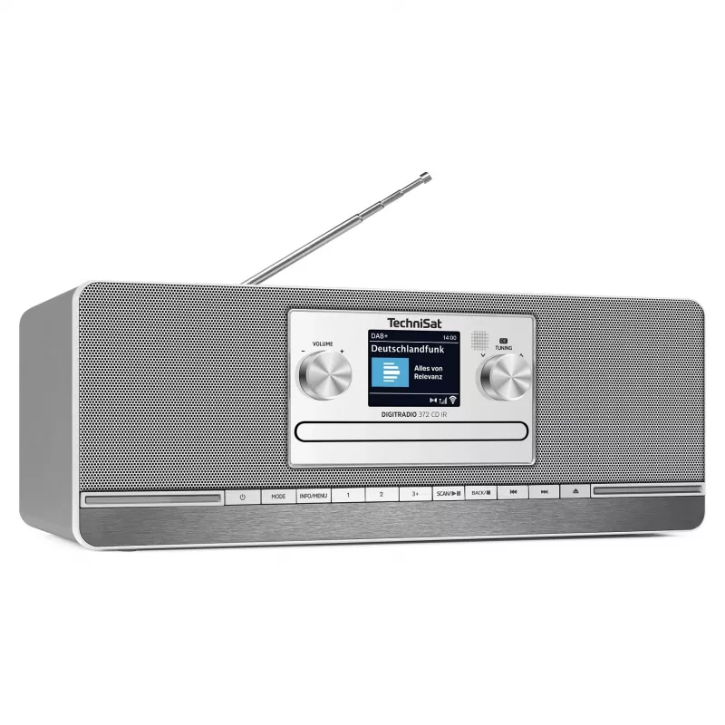 TechniSat DIGITRADIO 372 CD IR internet analoog & digitaal antraciet, zilver