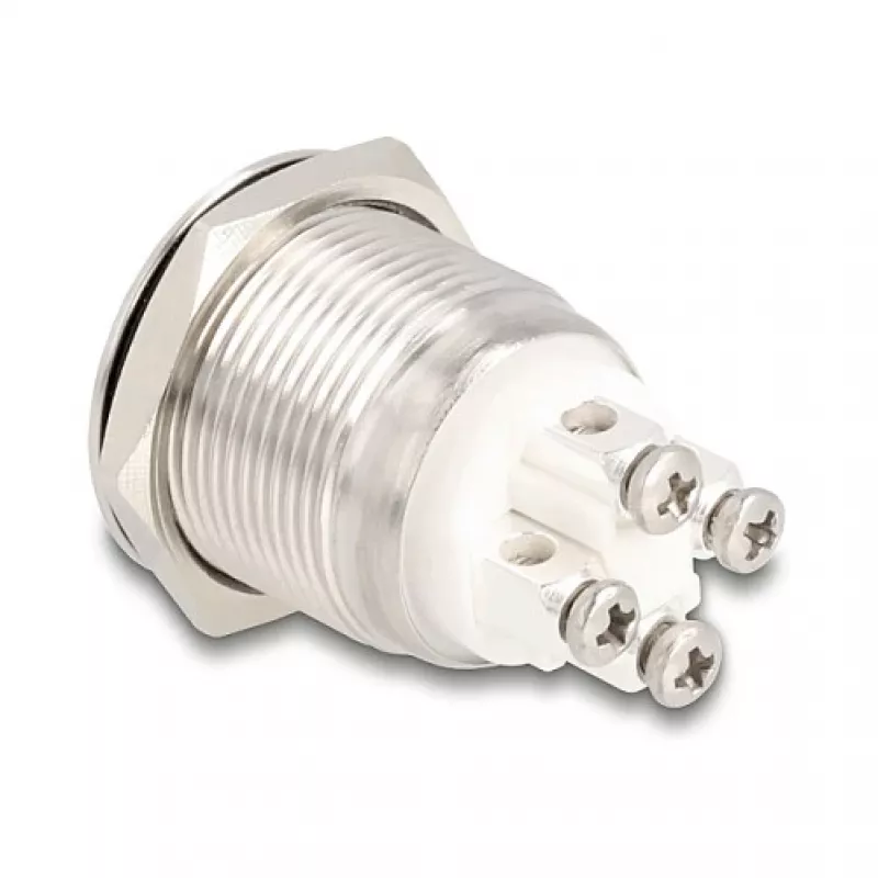Drukknop-paneel DeLOCK 20978 zilver 230 V 3 A