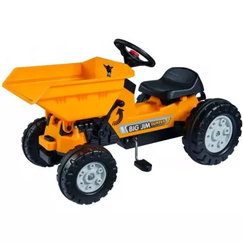 Simba-Dickie BIG Jim-dumper, kiepwagen speelgoed, kunststof, voor 3–5 jaar, zwart en geel