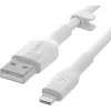 Kabel Belkin Cbl Scicone USB-A LTG 2M blc wit USB A USB C Lightning