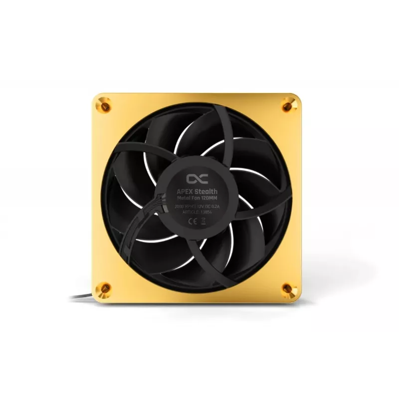 Lüftermodul Alphacool 13854 kunststof zwart goud 12V 320g
