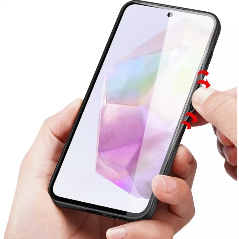 StyleShell NYLO, hoesje zwart, Samsung Galaxy A35 5G