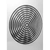 NeXtime klok 3028 OP klok, 16x30,2 cm, wand, glas, zilver