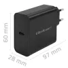 Oplader QOLTEC Super Quick PD 65W USB‑C Power Delivery 5–20V, 1x USB‑C, USB PD 3.0, Type-C-stekker, 65 W