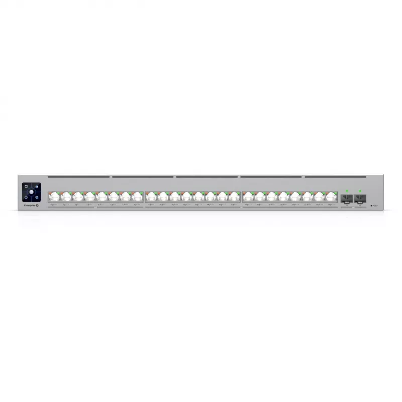 Ubiquiti UniFi Enterprise Campus ECS-24-PoE Managed L3-switch, 8x 2,5G + 16x 10G RJ-45 + 2x SFP28, PoE+++