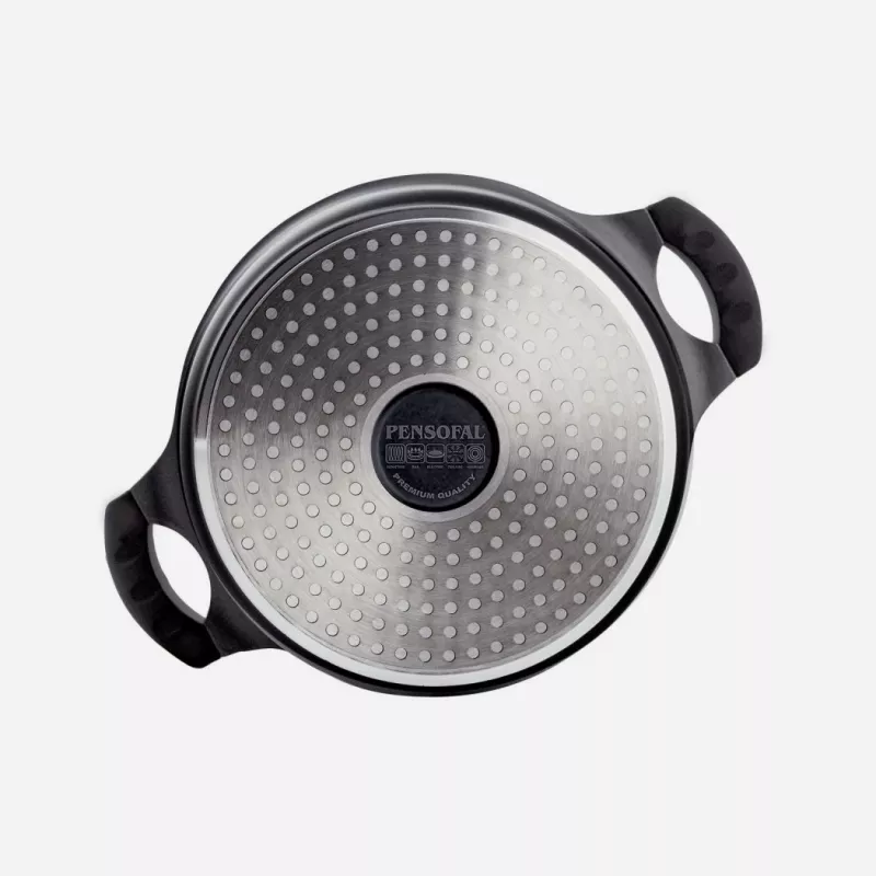 Pan Pensofal Saxum 24 cm met glazen deksel — Pensofal Saxum 24cm pan