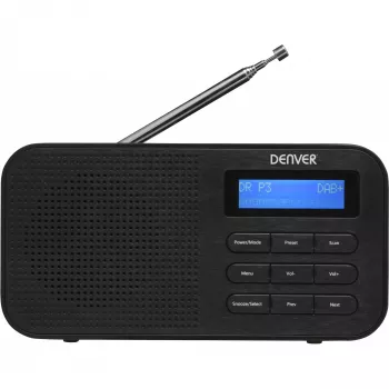 Inter Sales DENVER DAB-42 - draagbare DAB-radio - 1 watt
