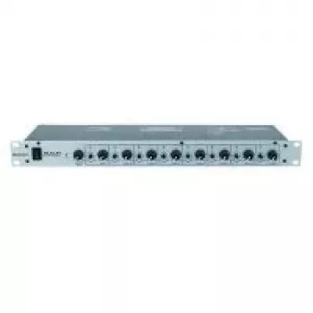 Microfoonvoorversterker Omnitronic MLM-81 8-kanaals 19 inch rackinbouw