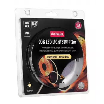 Activejet AJE-COB 3m warme LED-strip universele LED-strip binnen