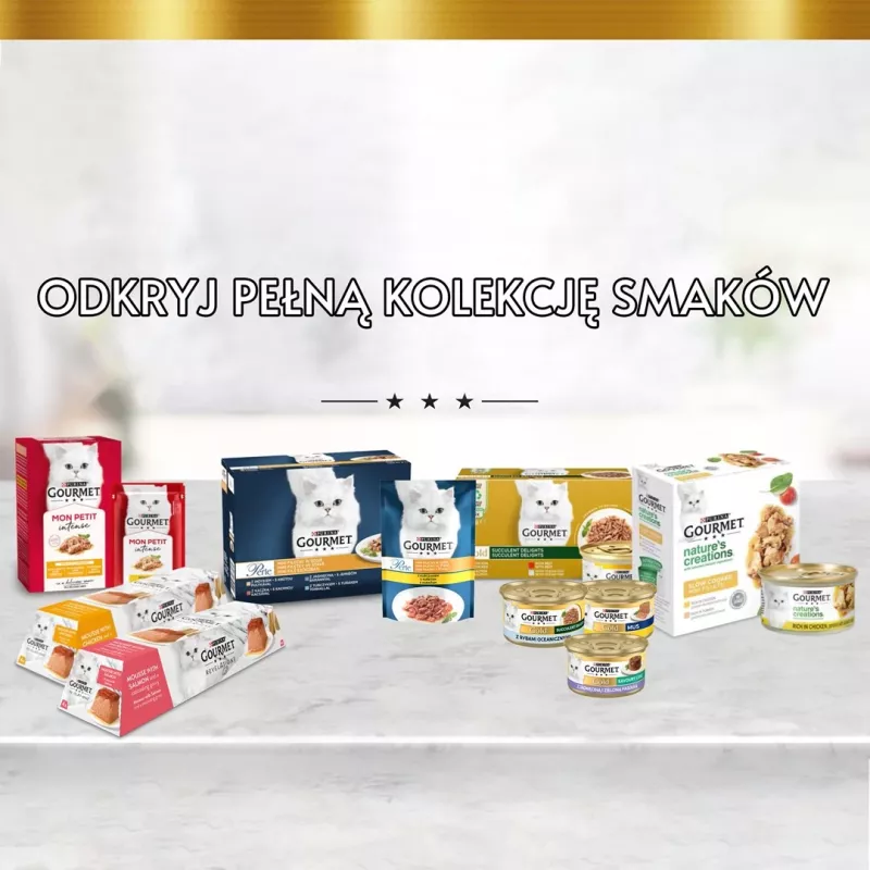 GOURMET Gold Rund – natvoer voor katten – 85 g