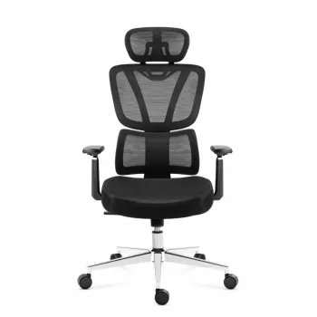Bureaustoel mark adler Expert 4.6 zwart draaistoel MA-EXPERT 4.6 zwart, zwarte bekleding, verstelbare functies