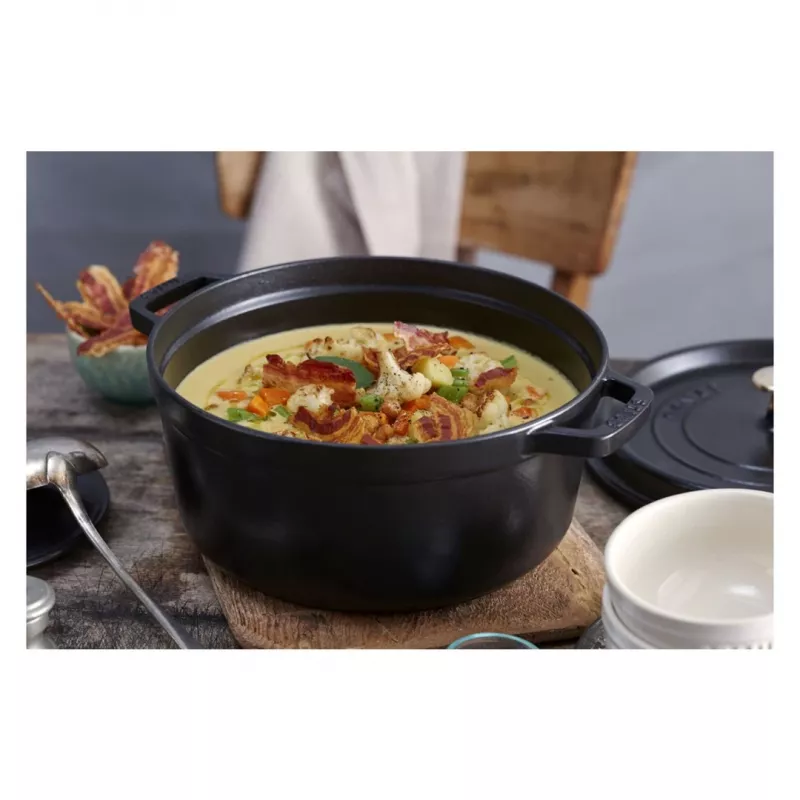 Braadpan ZWILLING STAUB LA COCOTTE 5,25 L rond gietijzer, geëmailleerd, deksel inbegrepen
