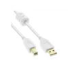 Microconnect USBAB2WF USB-kabel USB 2.0 2 m USB A USB B wit