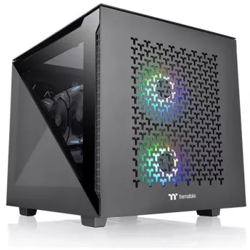 PC-behuizing Thermaltake Divider 200 TG Air Micro Tower zwart
