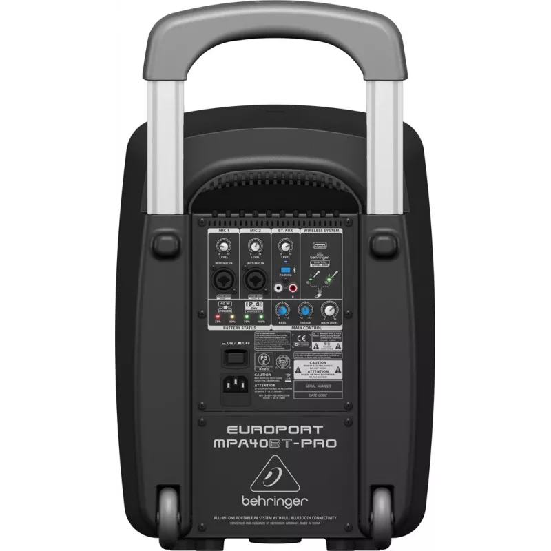 2-weg luidspreker Behringer Europort MPA40BT-PRO 40W