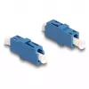 DeLOCK glasvezelkoppeling LC simplex bus naar LC simplex bus UPC blauw