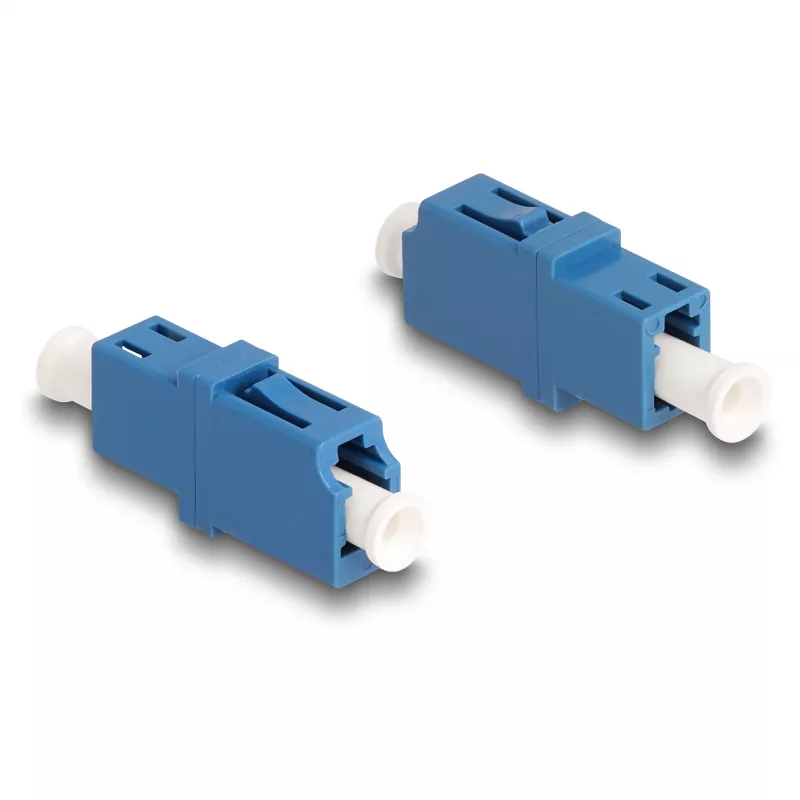 DeLOCK glasvezelkoppeling LC simplex bus naar LC simplex bus UPC blauw